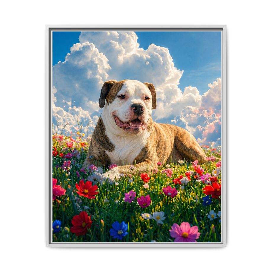 Framed 24x30 White front