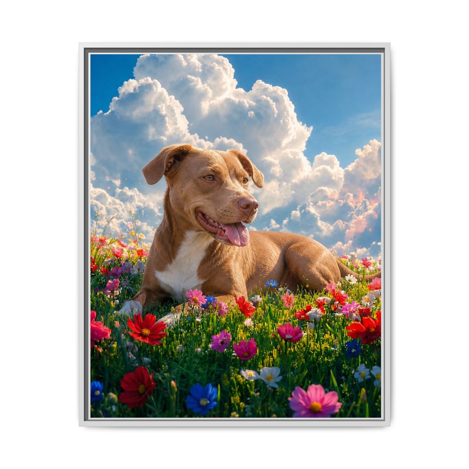 Framed 24x30 White front