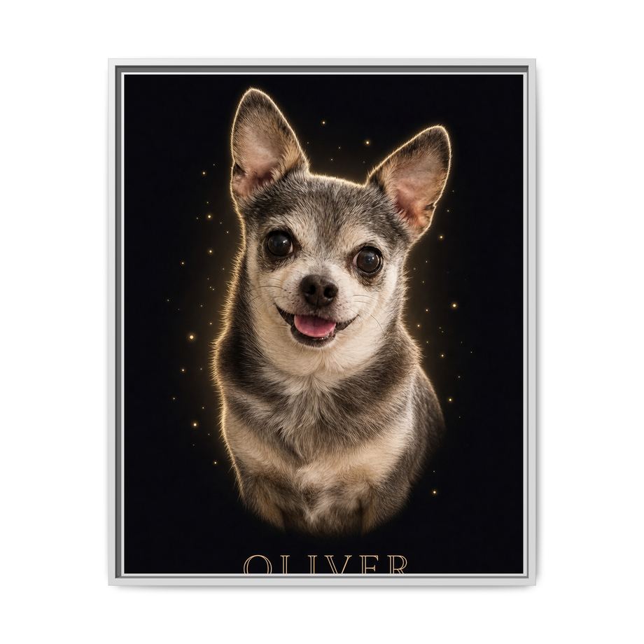 Framed 24x30 White front
