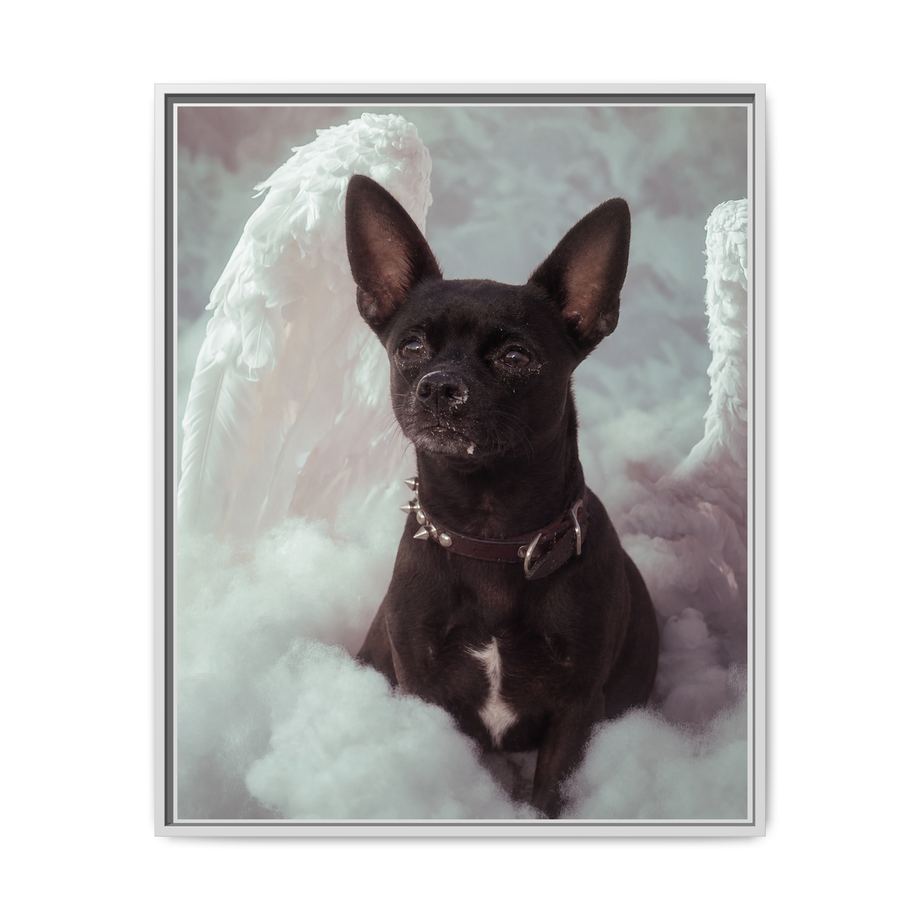 Framed 24x30 White front