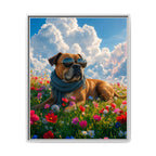 Framed 24x30 White front