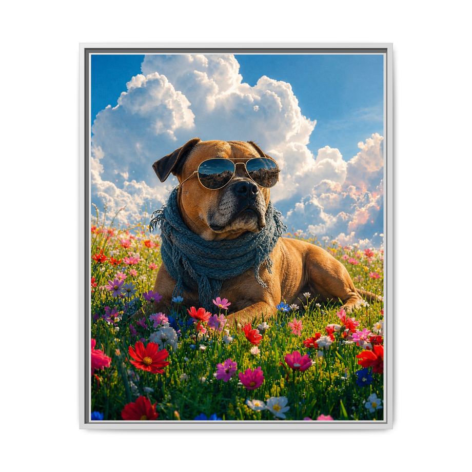 Framed 24x30 White front