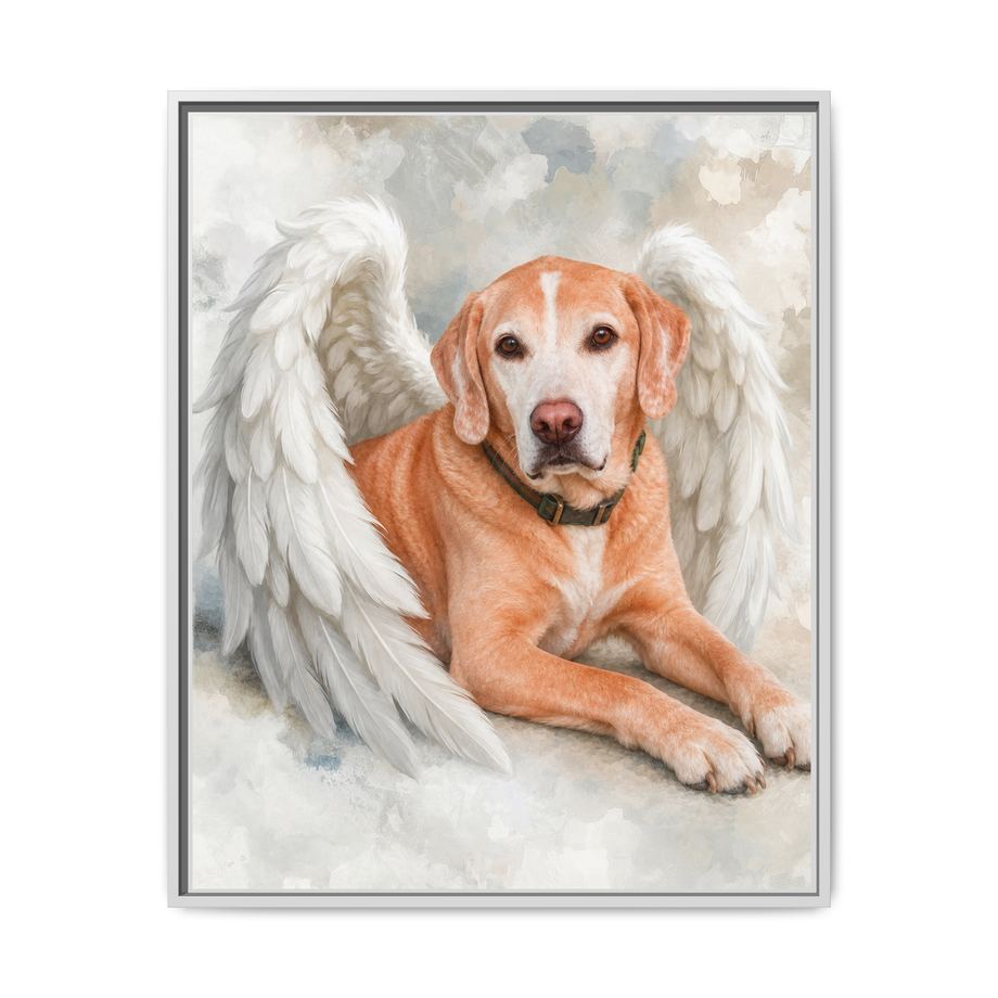 Framed 24x30 White front