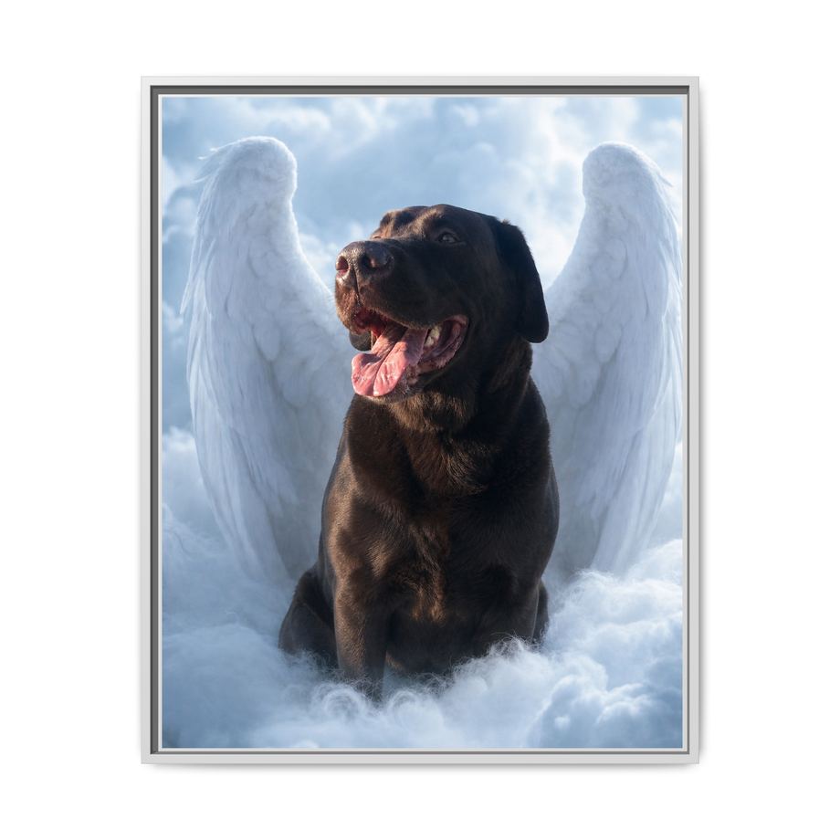 Framed 24x30 White front