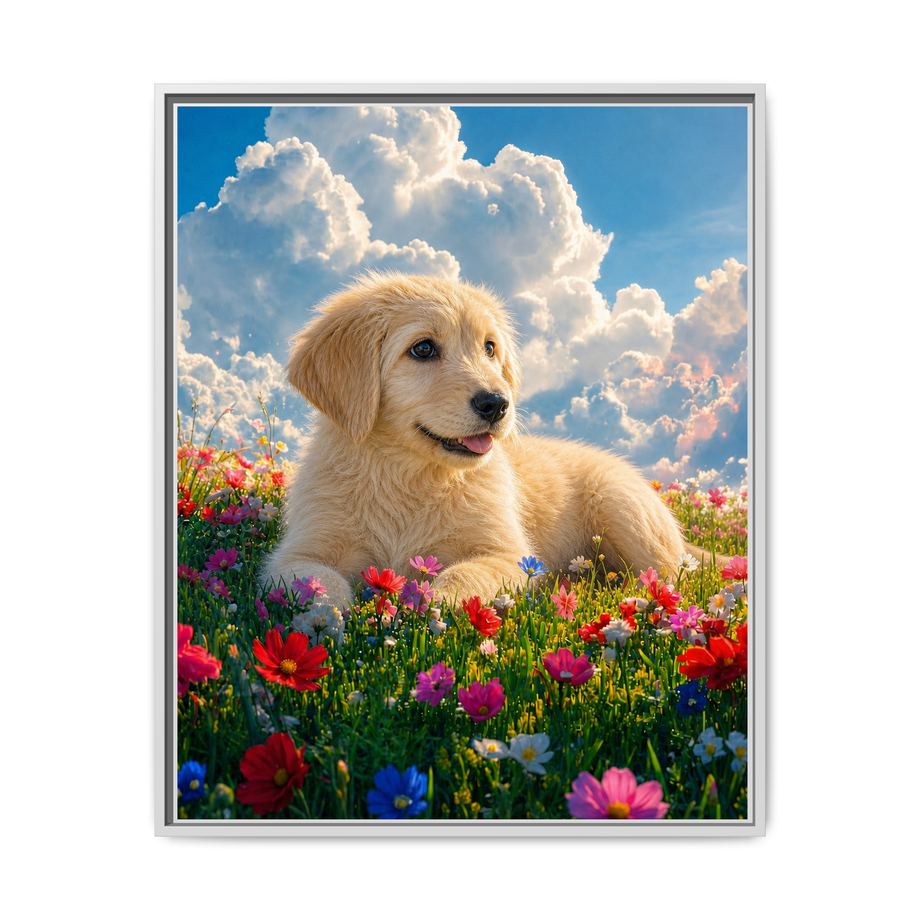 Framed 24x30 White front