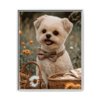 Framed 24x30 White front