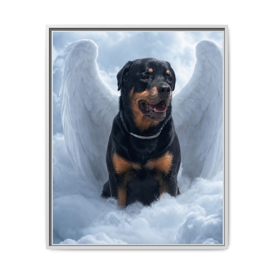 Framed 24x30 White front