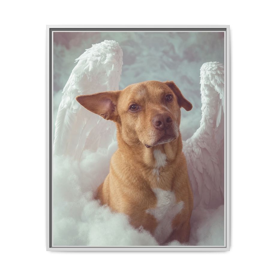 Framed 24x30 White front