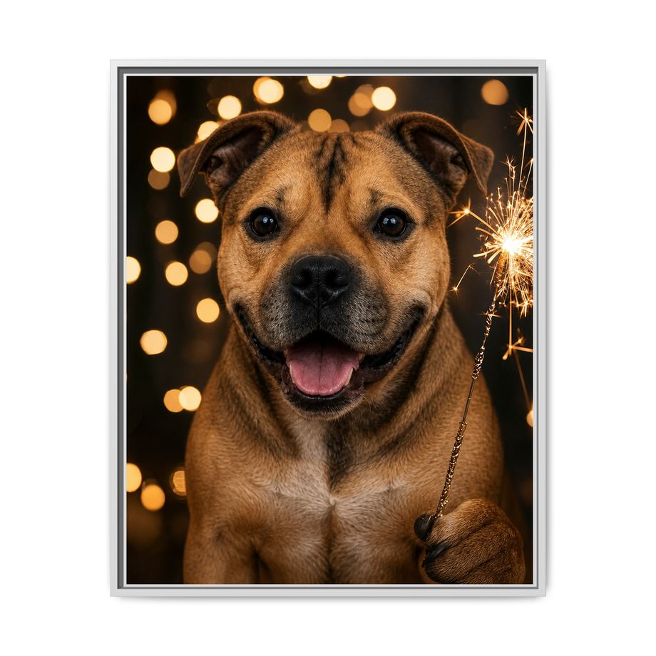 Framed 24x30 White front