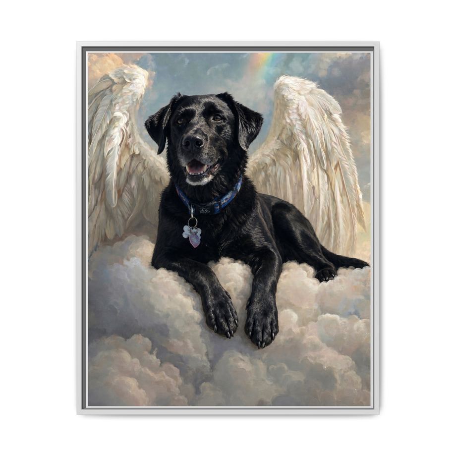 Framed 24x30 White front