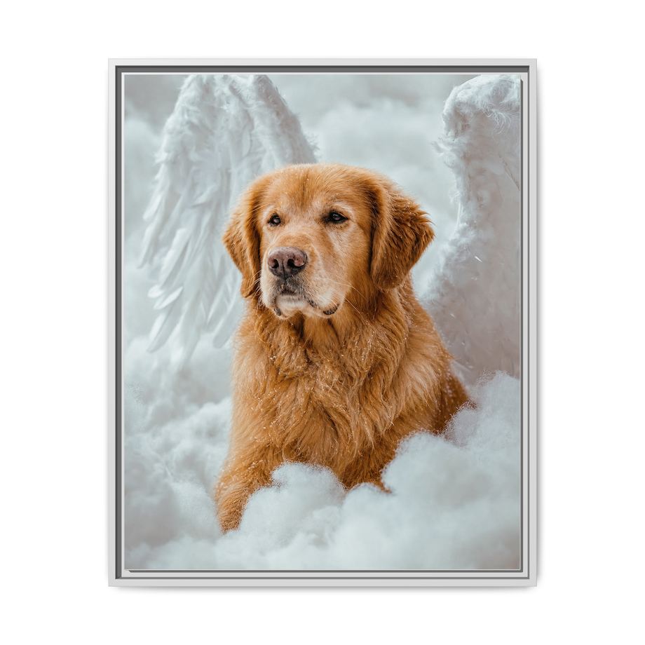 Framed 24x30 White front