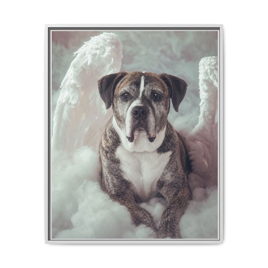 Framed 24x30 White front