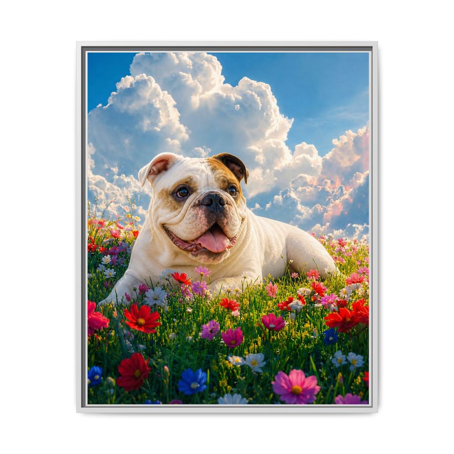 Framed 24x30 White front
