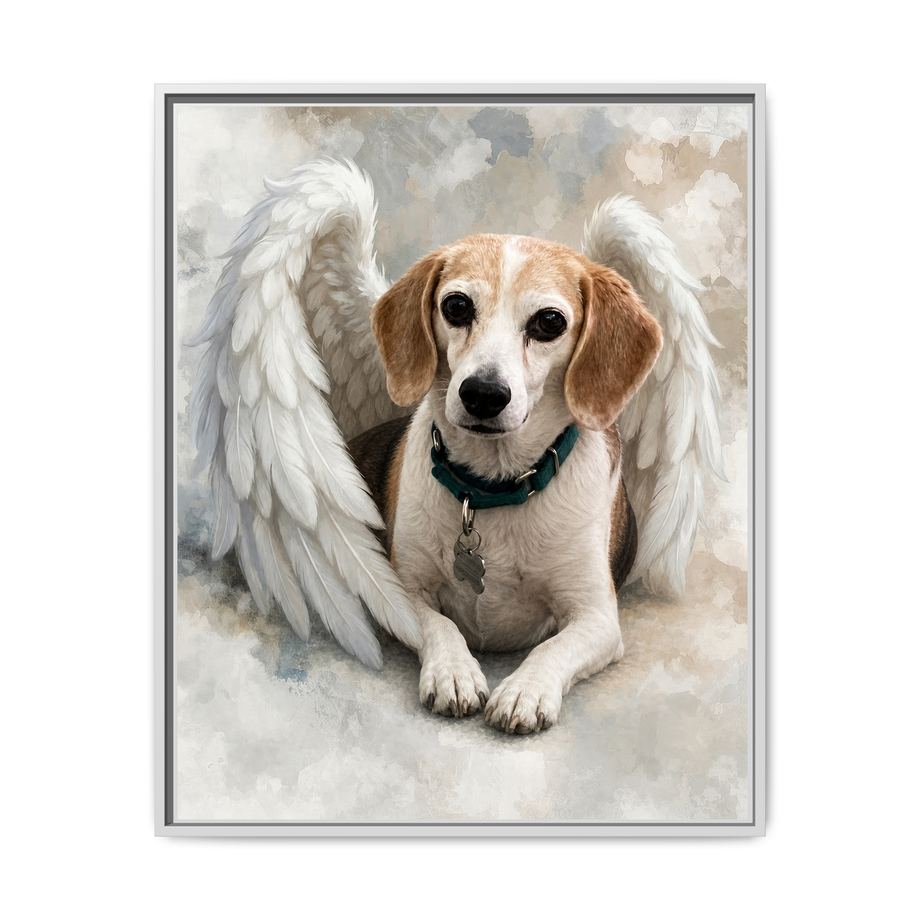 Framed 24x30 White front