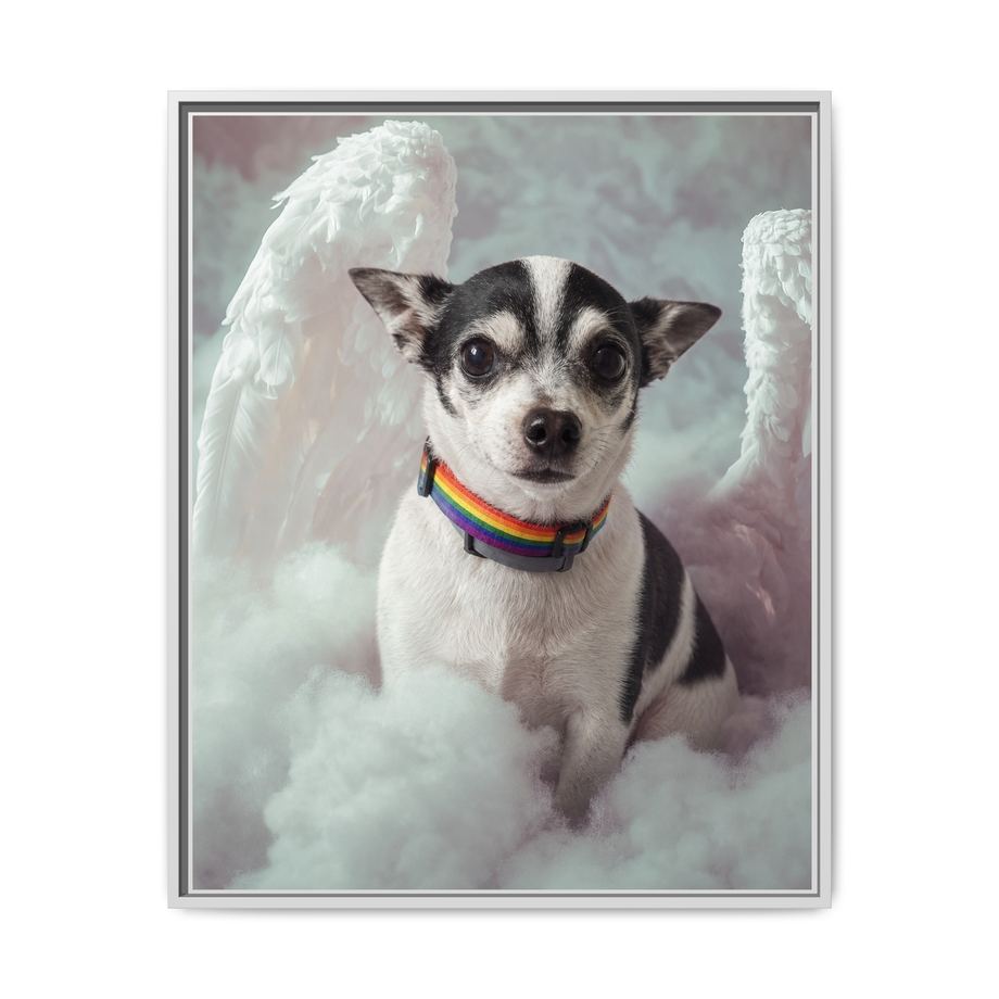 Framed 24x30 White front