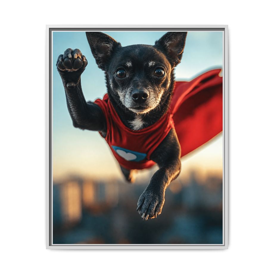 Framed 24x30 White front
