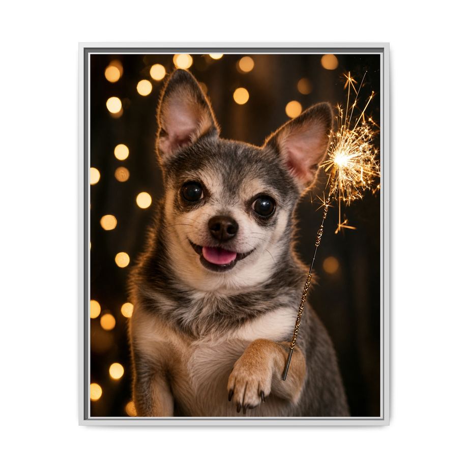 Framed 24x30 White front