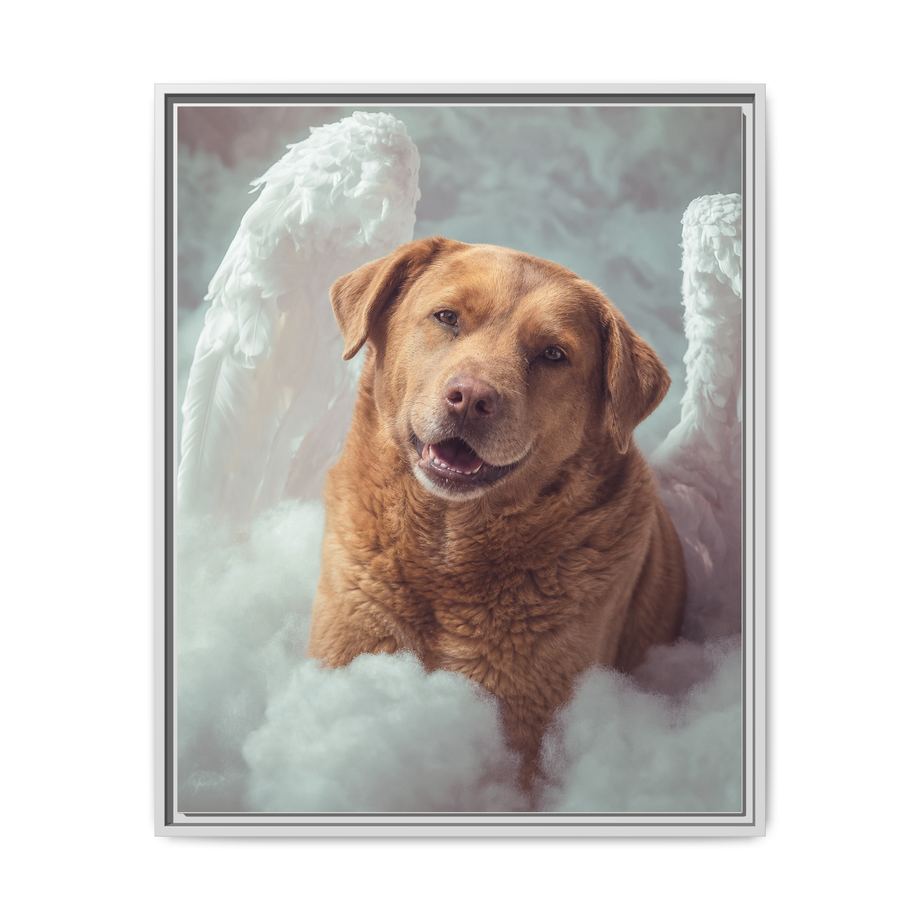 Framed 24x30 White front