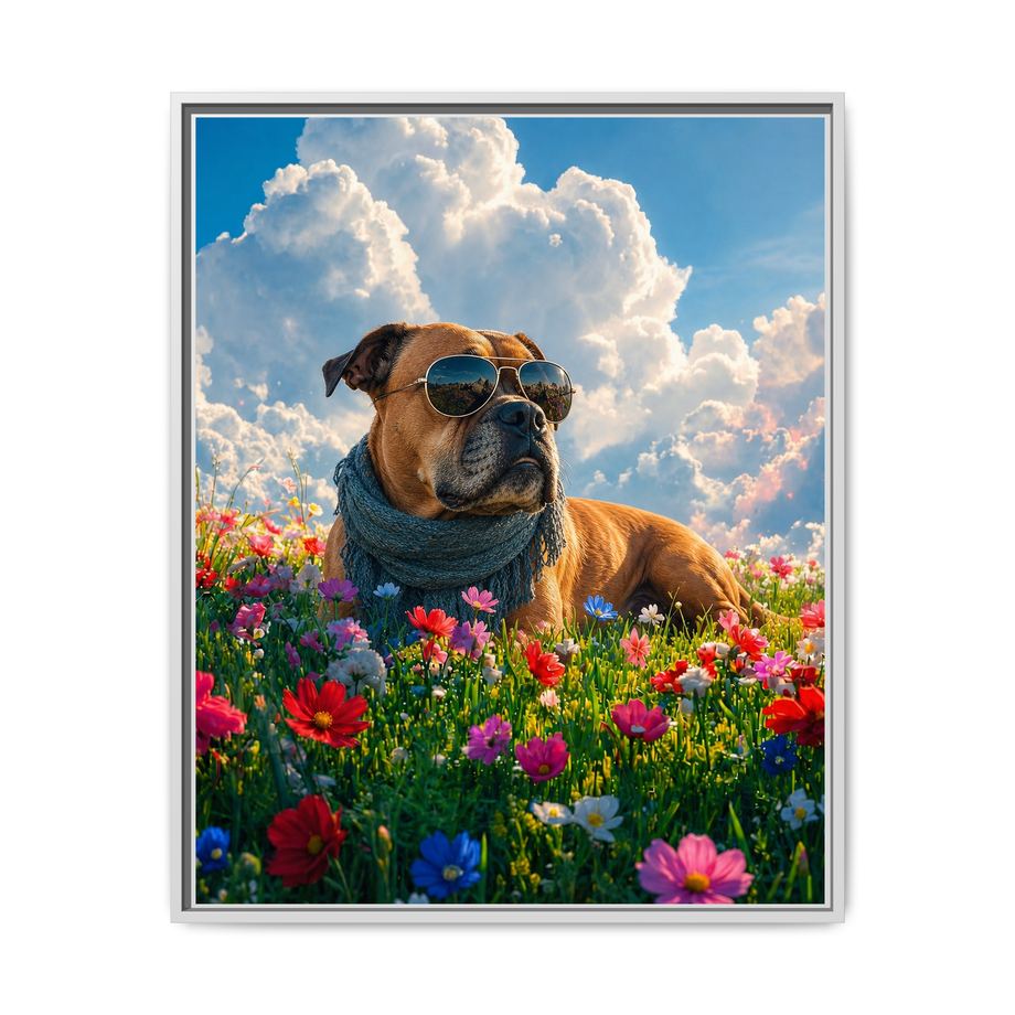 Framed 24x30 White front