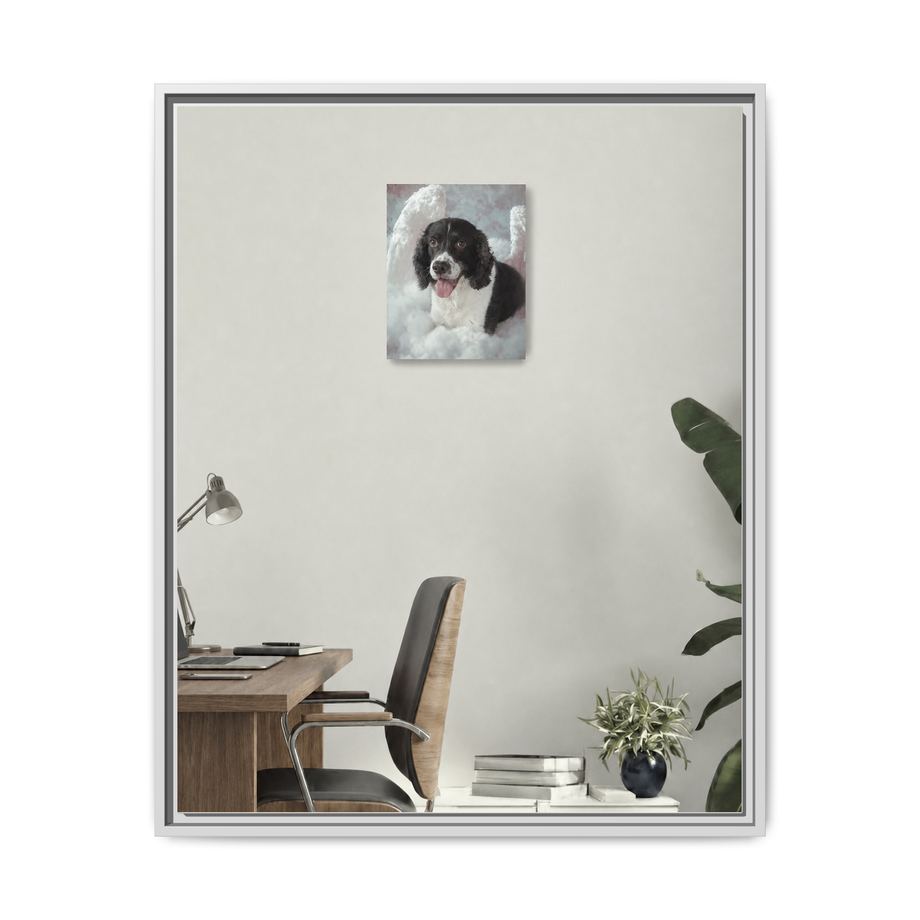 Framed 24x30 White front