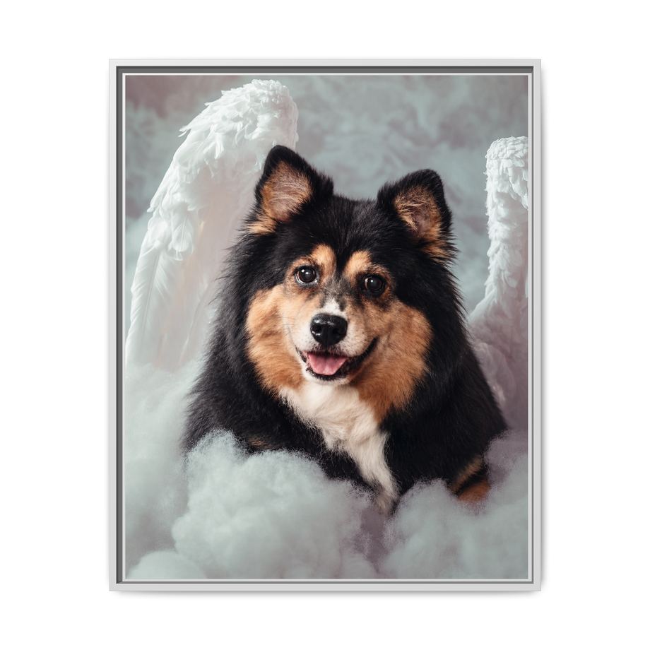Framed 24x30 White front