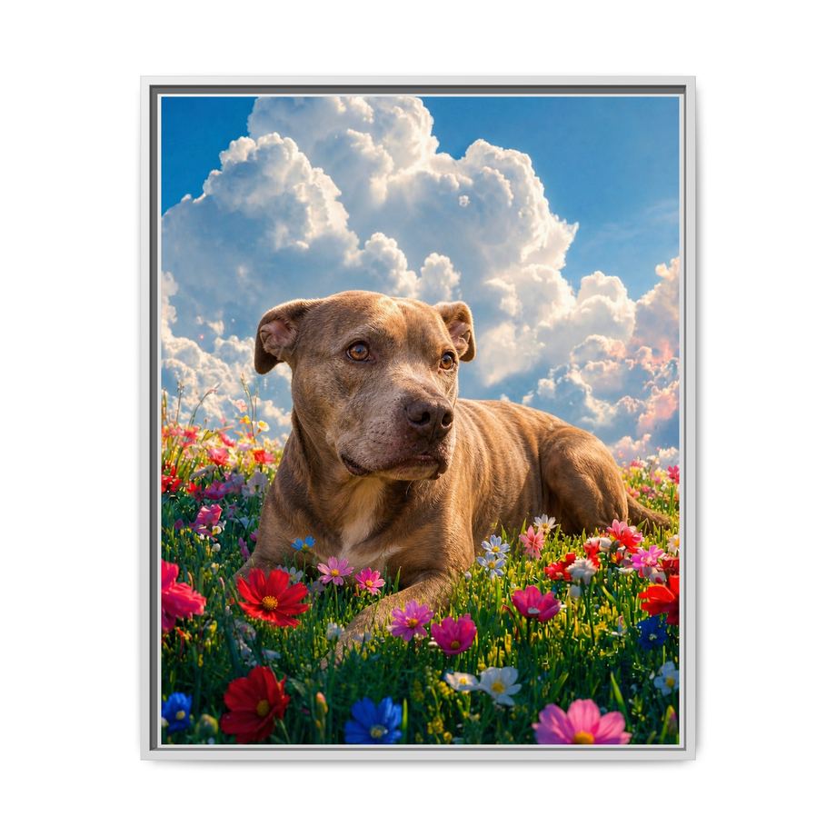 Framed 24x30 White front