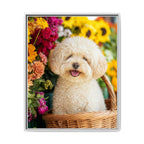 Framed 24x30 White front