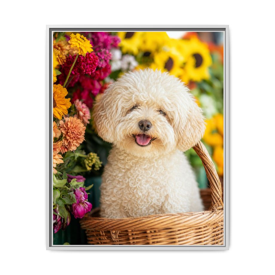 Framed 24x30 White front