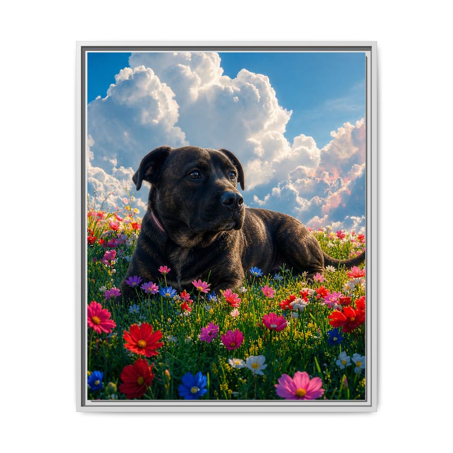 Framed 24x30 White front