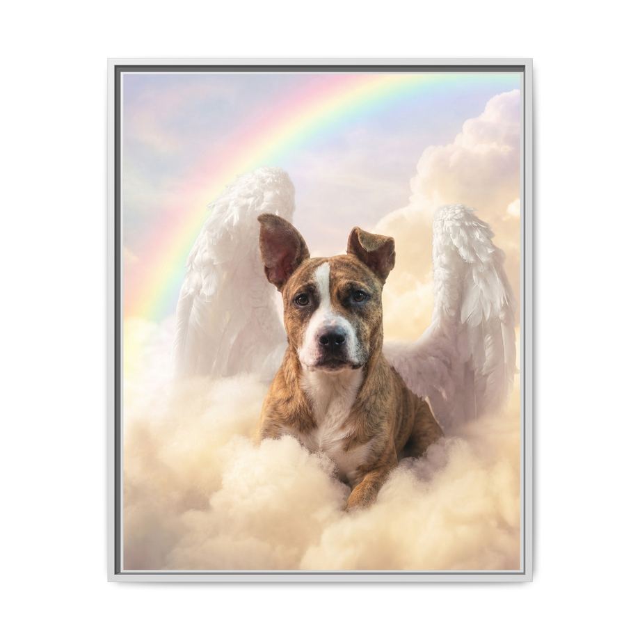 Framed 24x30 White front