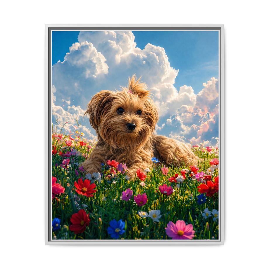 Framed 24x30 White front