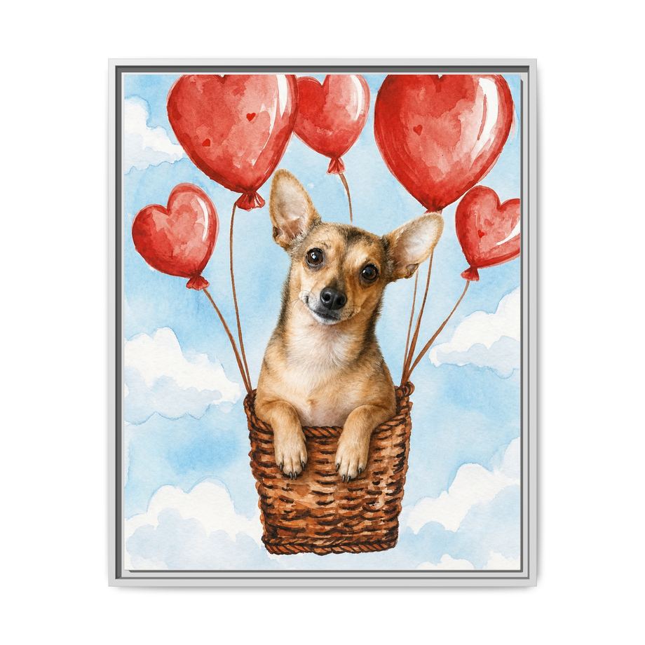 Framed 24x30 White front