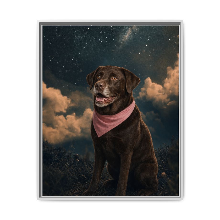 Framed 24x30 White front