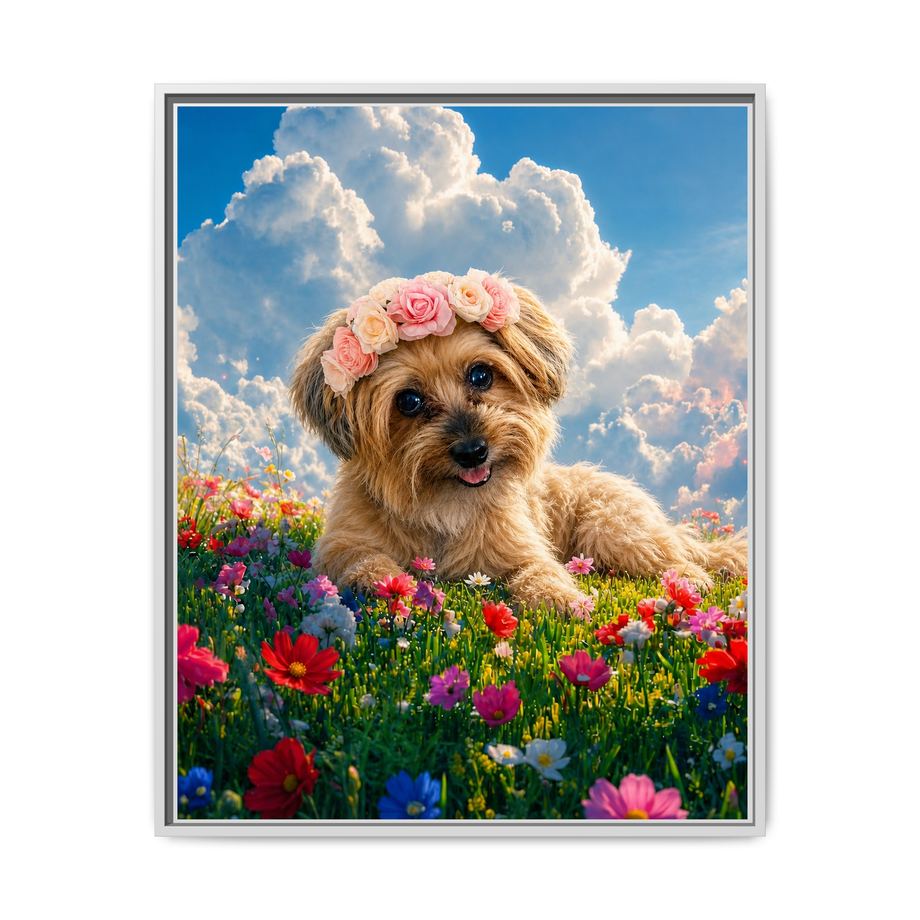 Framed 24x30 White front