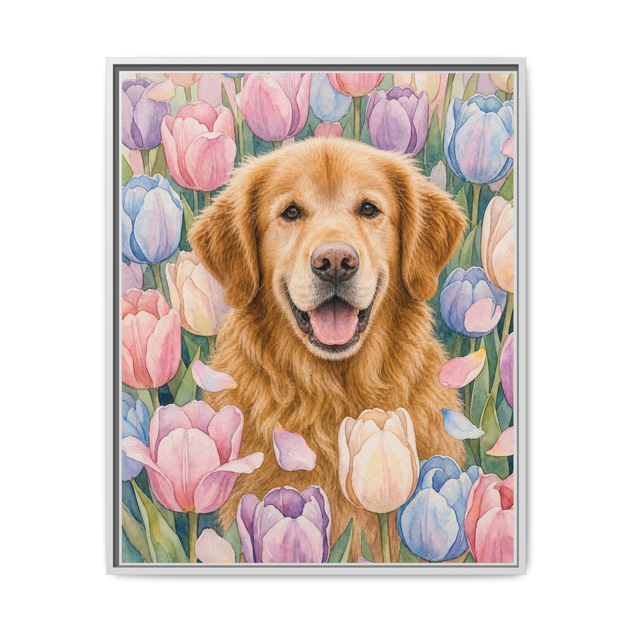 Framed 24x30 White front