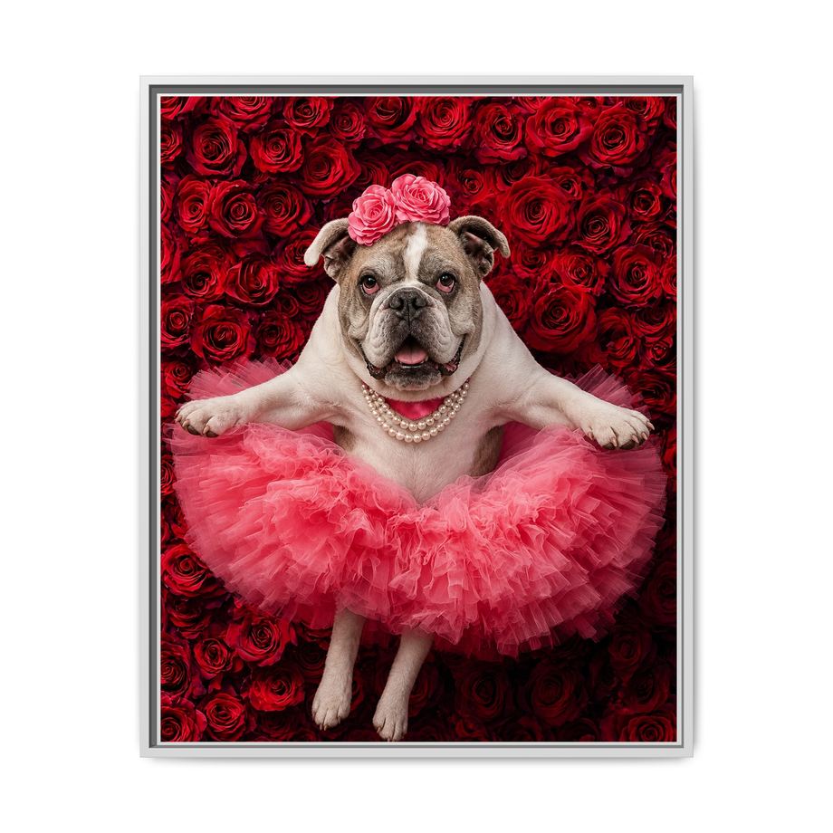 Framed 24x30 White front