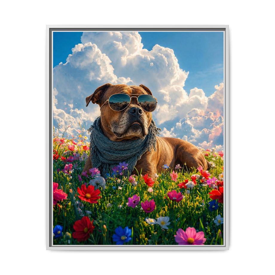 Framed 24x30 White front