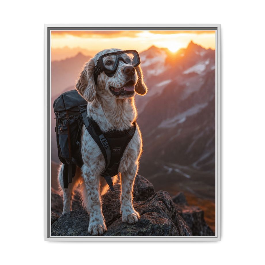 Framed 24x30 White front