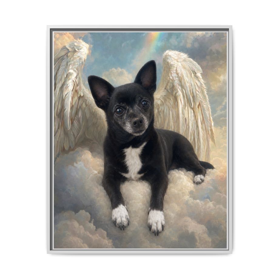 Framed 24x30 White front