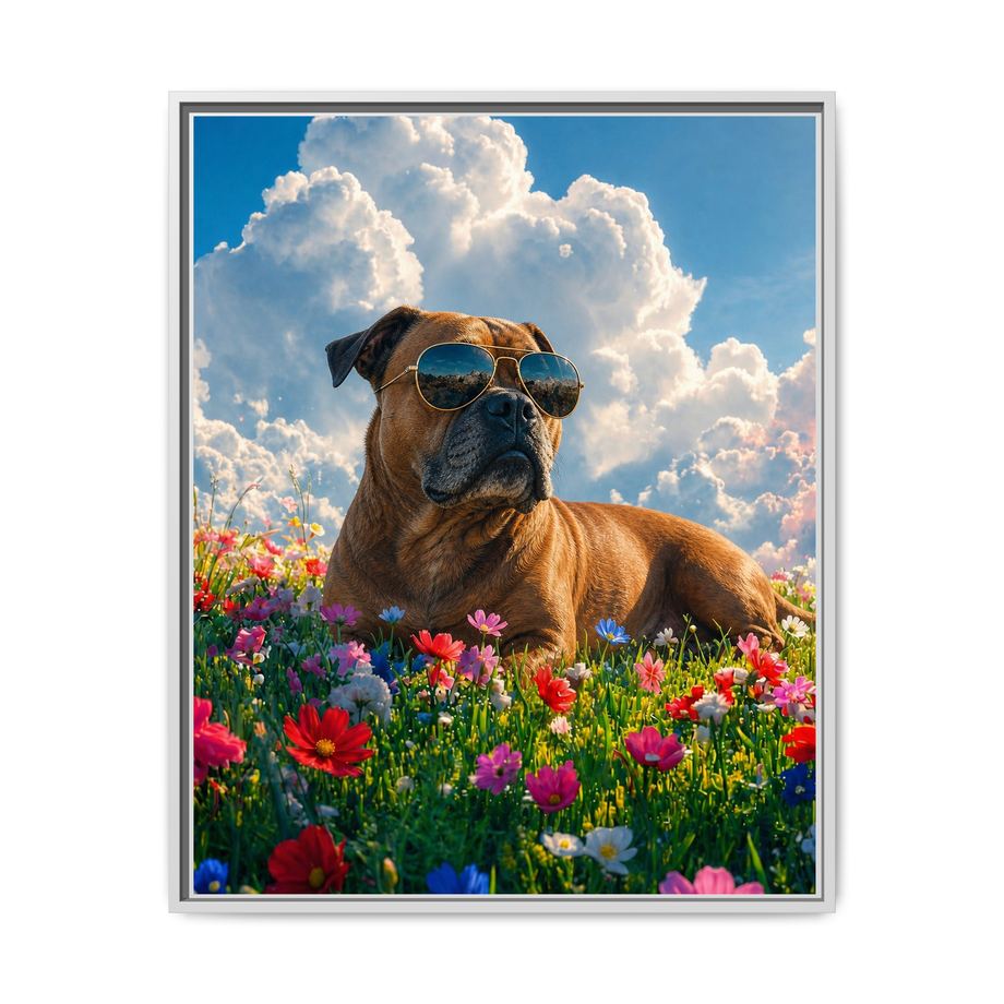 Framed 24x30 White front
