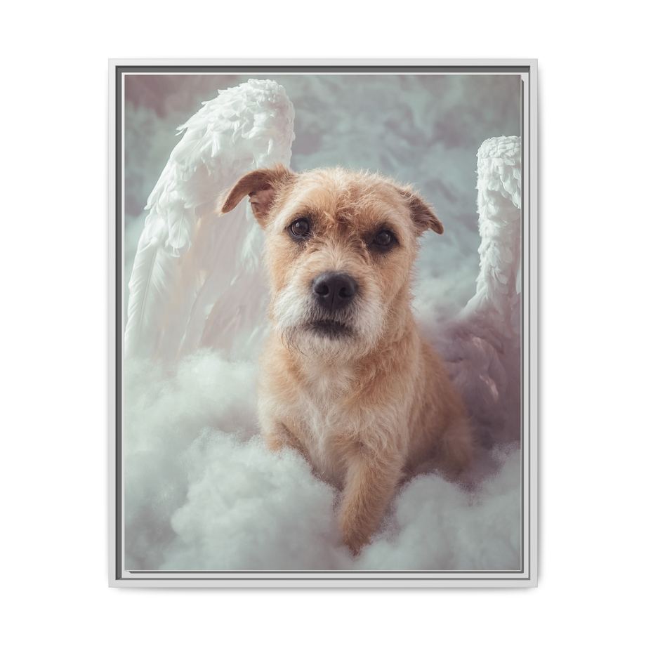 Framed 24x30 White front