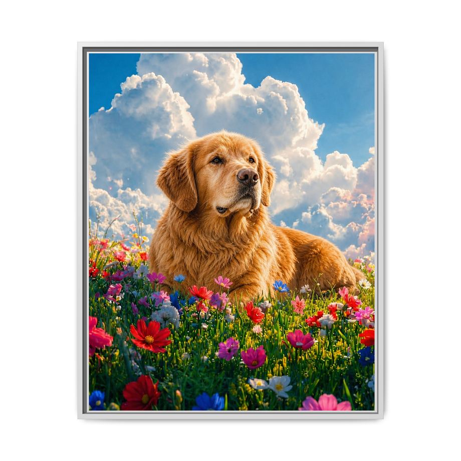 Framed 24x30 White front