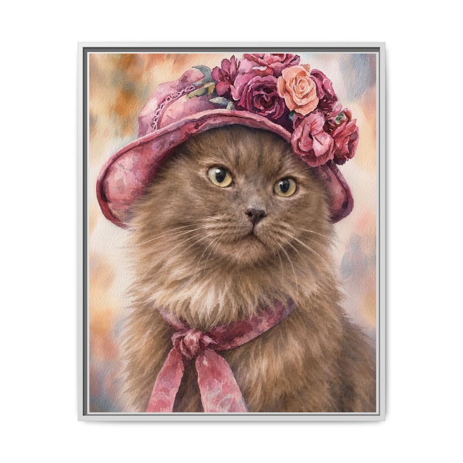 Framed 24x30 White front