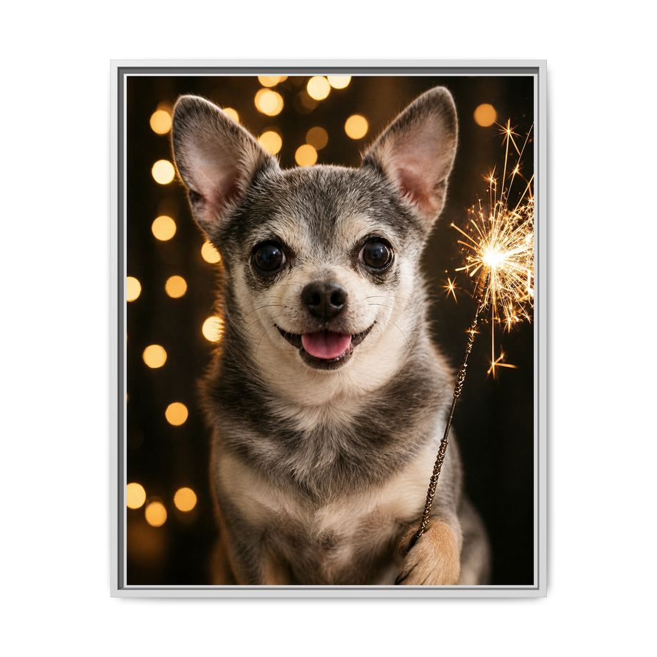 Framed 24x30 White front
