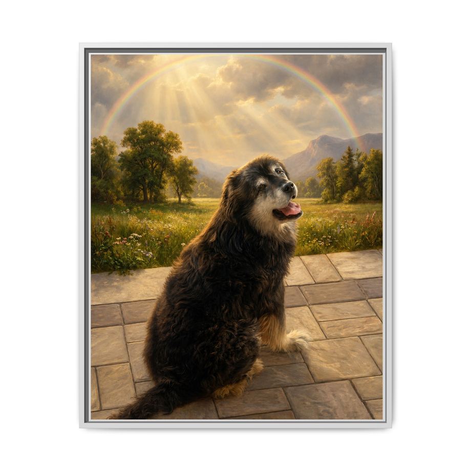 Framed 24x30 White front