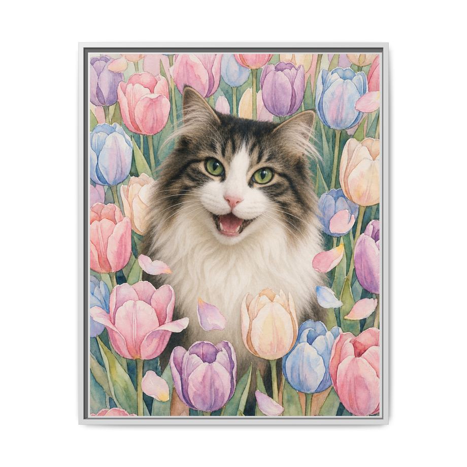 Framed 24x30 White front