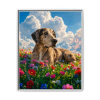 Framed 24x30 White front