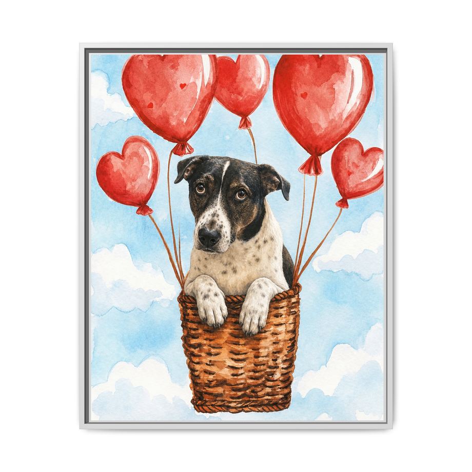 Framed 24x30 White front