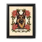 Canvas Framed 8x10 Black