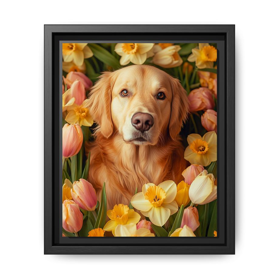 Canvas Framed 8x10 Black